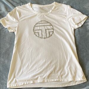 Tory Sport White with Silver Logo Graphic Tee